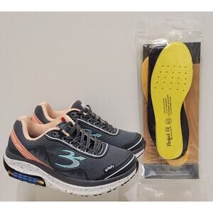 Gravity Defyer Womens Mighty Walk Gray/ Pink TB9024FGP W 6.5 Additional Insoles